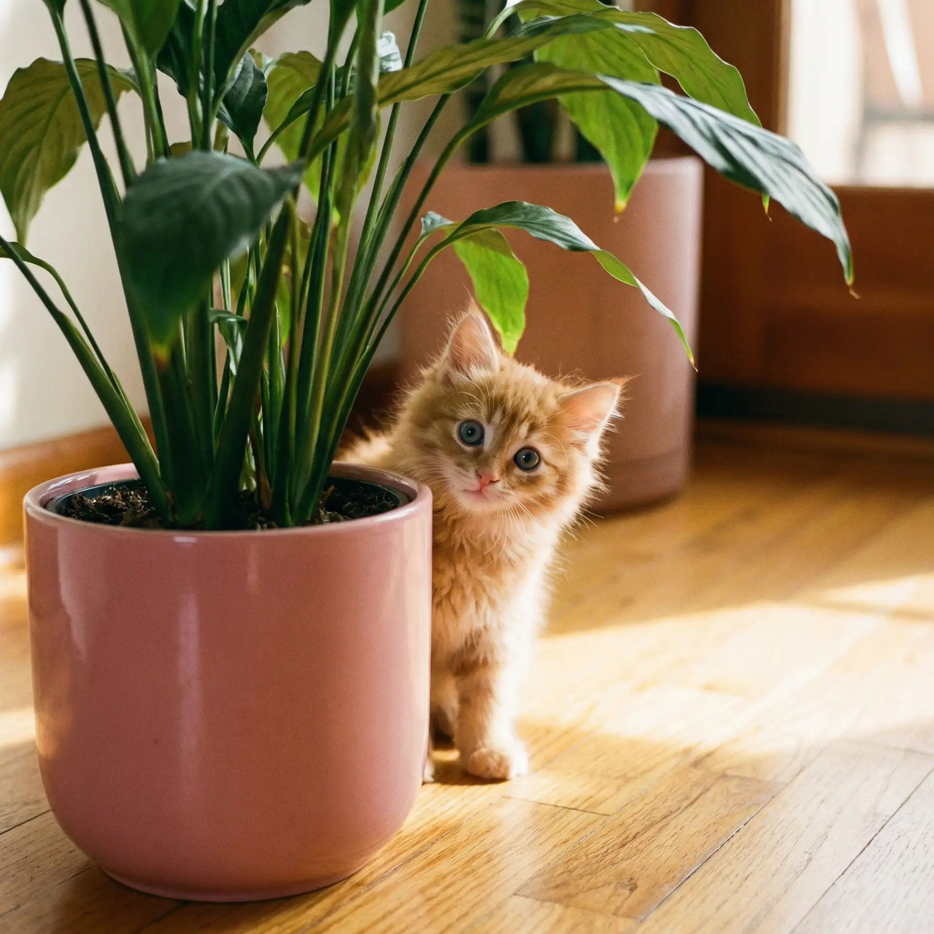 小猫从花盆后探头 - 逃跑吧少年兑换码